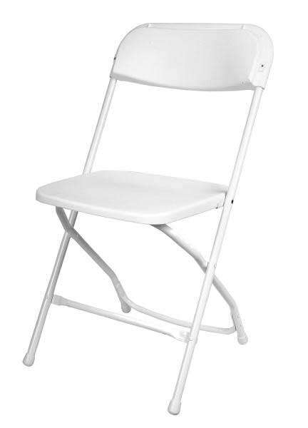 WHITE FOLDING CHAIR